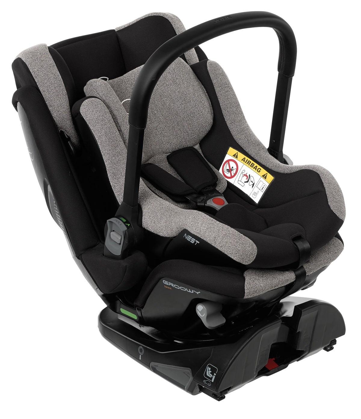 Jane Groowy + Nest, iSize All Stages Car Seat, 40-150 cm, 0-12 years