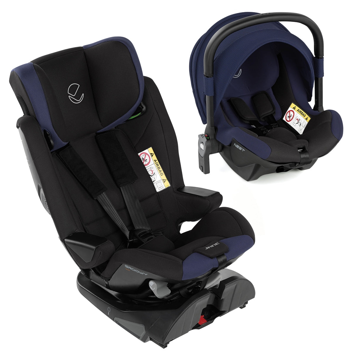 Jane Groowy + Nest, iSize All Stages Car Seat, 40-150 cm, 0-12 years