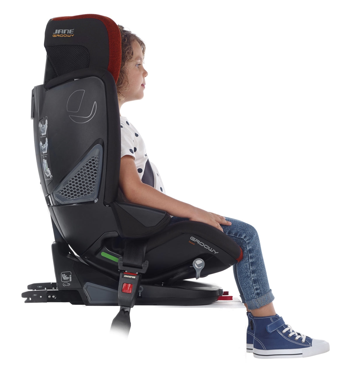 Jane Groowy, iSize Car Seat, 60-150 cm, 9m-12 years