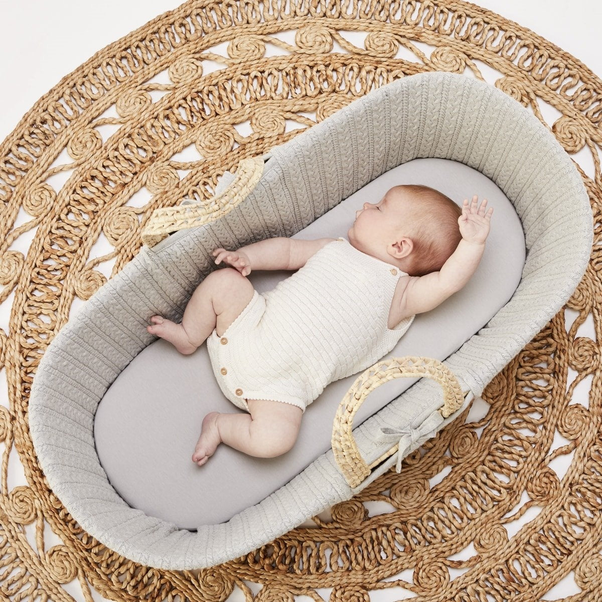 Little Green Sheep Moses Basket Mattress For Clair De Lune