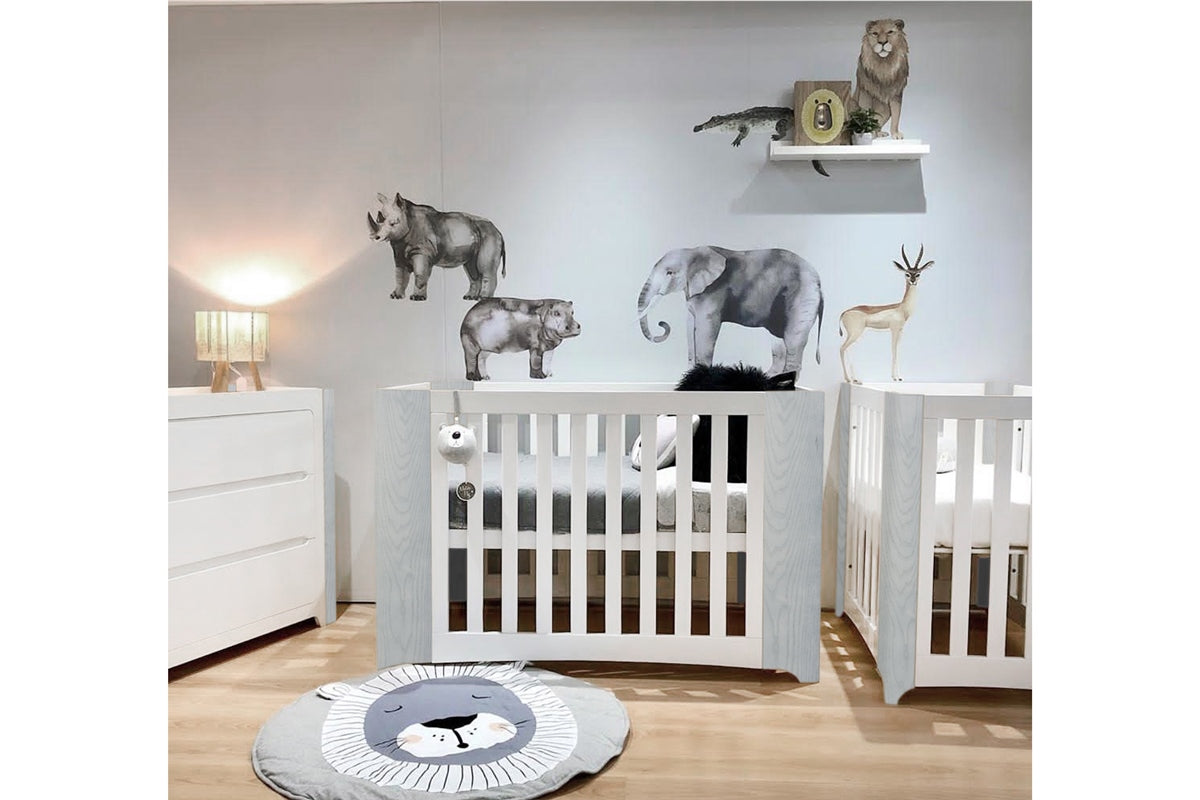 Cocoon Evoluer 4 in 1 Nursery Furniture System, White / Grey