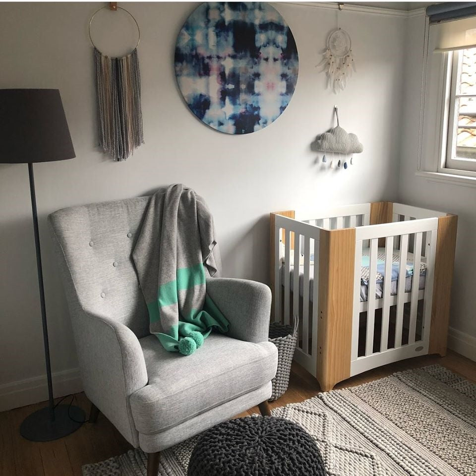 Cocoon Evoluer 4 in 1 Nursery Furniture System, White / Natural