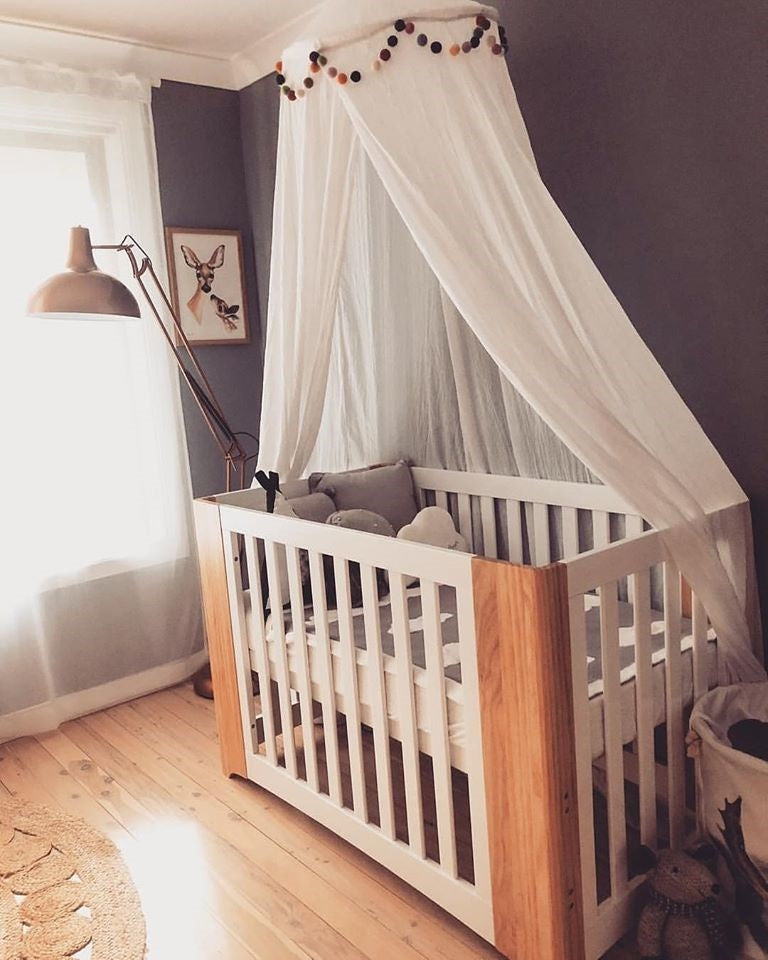 Cocoon Evoluer 4 in 1 Nursery Furniture System, White / Natural