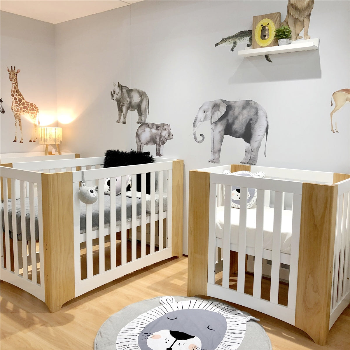 Cocoon Evoluer 4 in 1 Nursery Furniture System, White / Natural