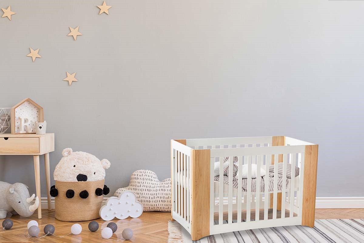 Cocoon Evoluer 4 in 1 Nursery Furniture System, White / Natural