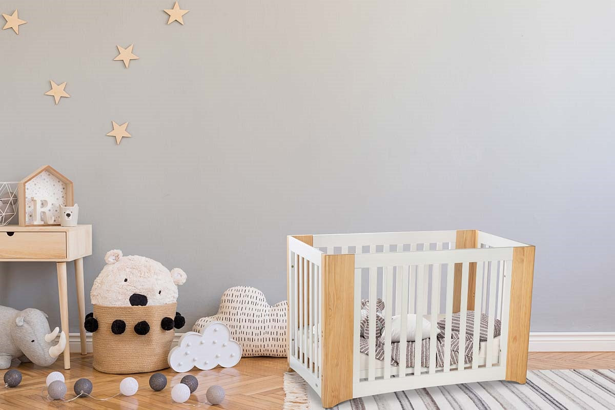 Cocoon Evoluer 4 in 1 Nursery Furniture System, White / Natural