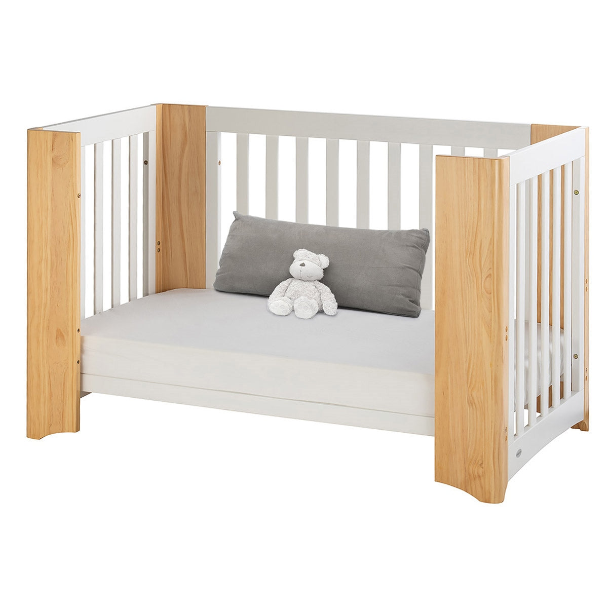 Cocoon Evoluer 4 in 1 Nursery Furniture System, White / Natural
