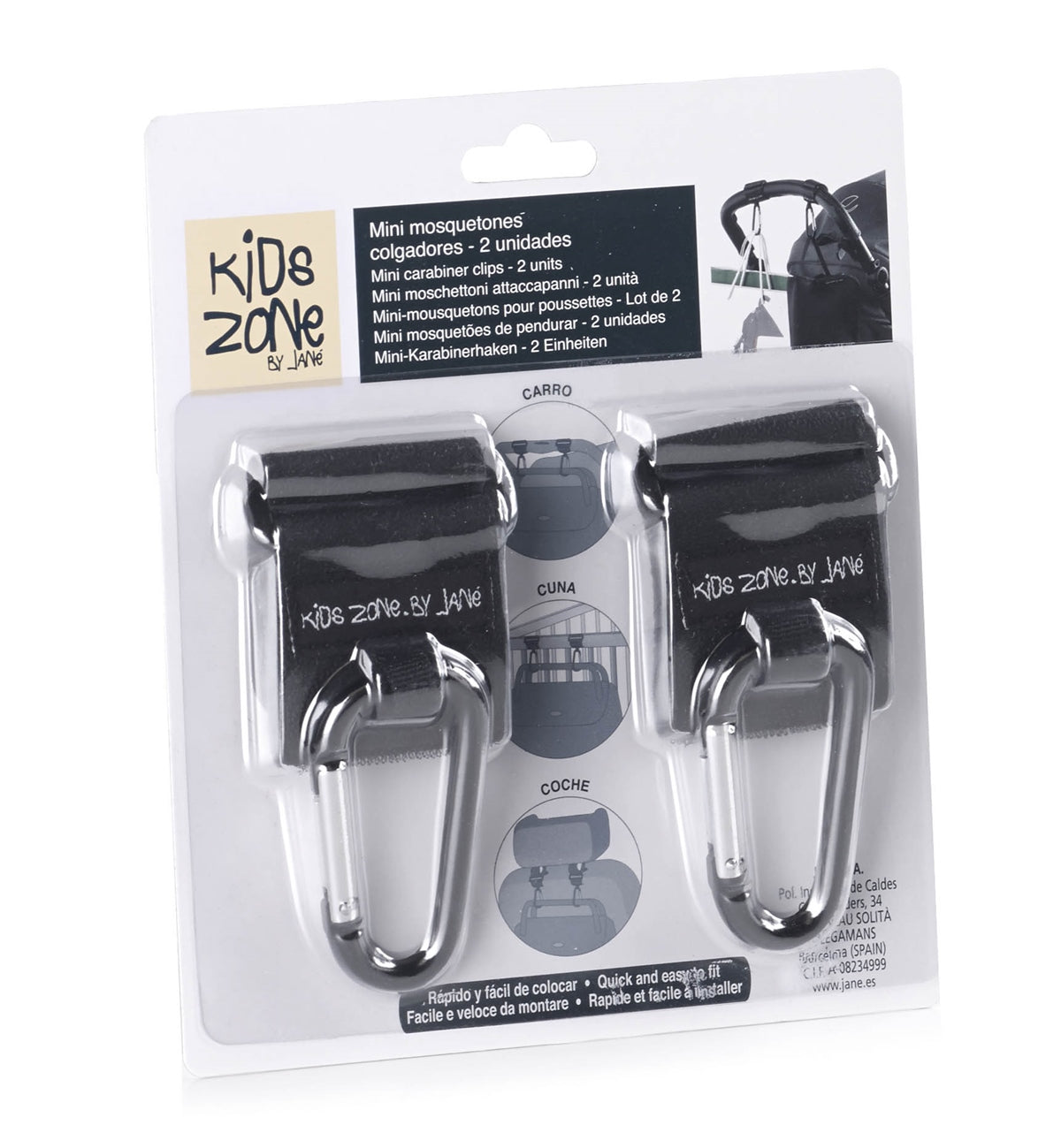 Jane 2 Universal Straps with carabiners