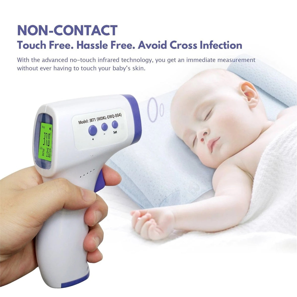 Jabees JBT1 Non-Contact Forehead Infrared Thermometer