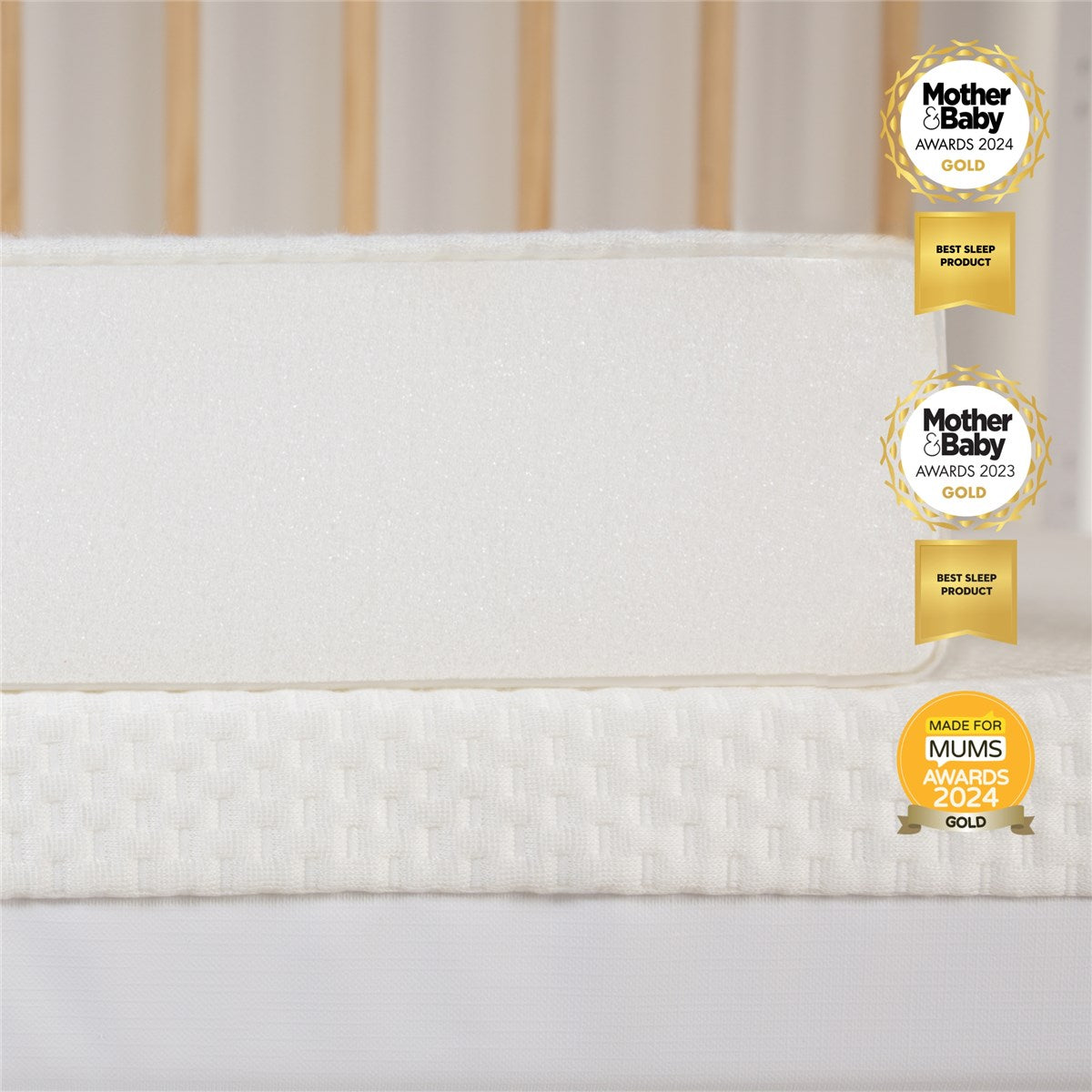 CuddleCo Lullaby Hypo-Allergenic Bamboo Foam Mattress