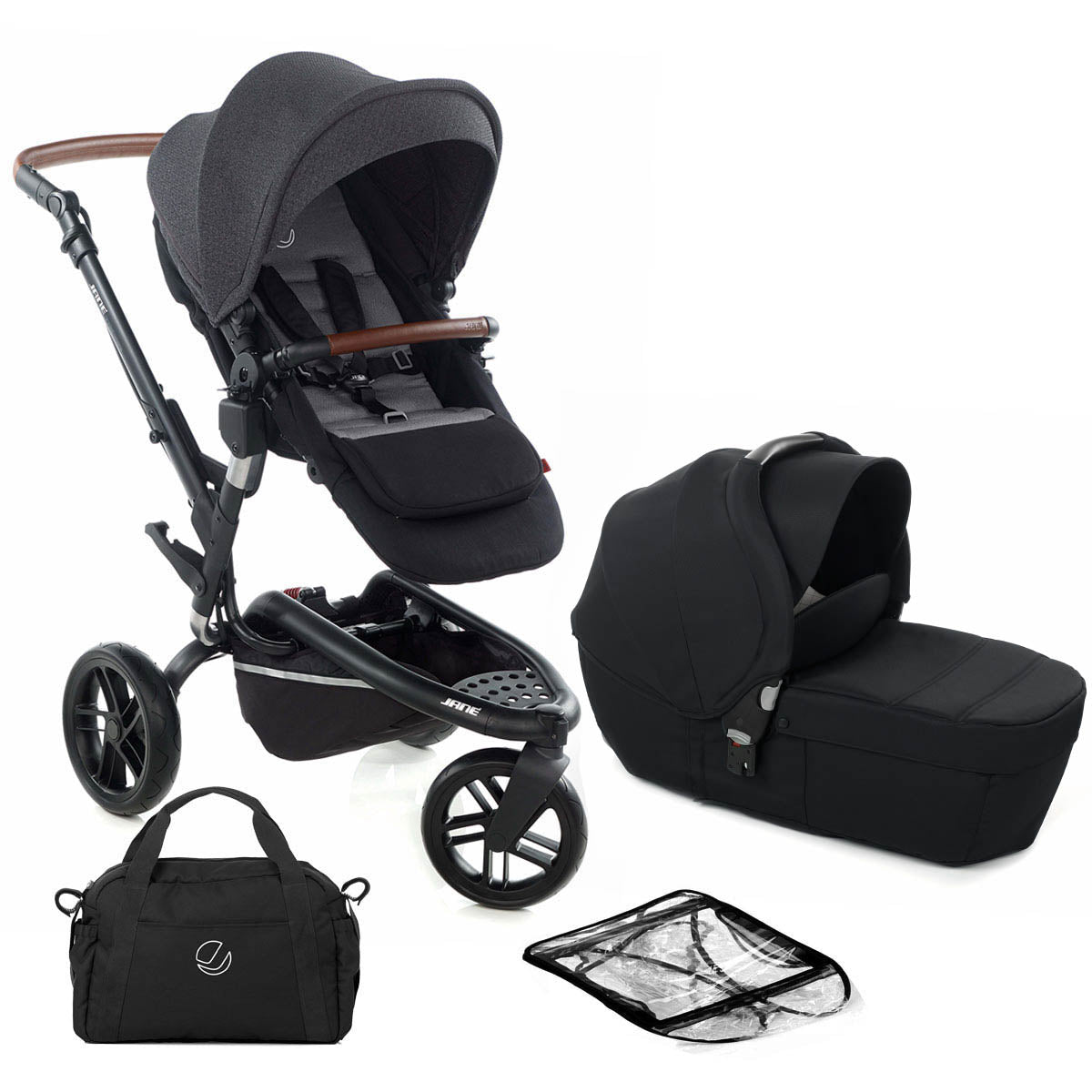 Jane Trider Travel System, Cold Black