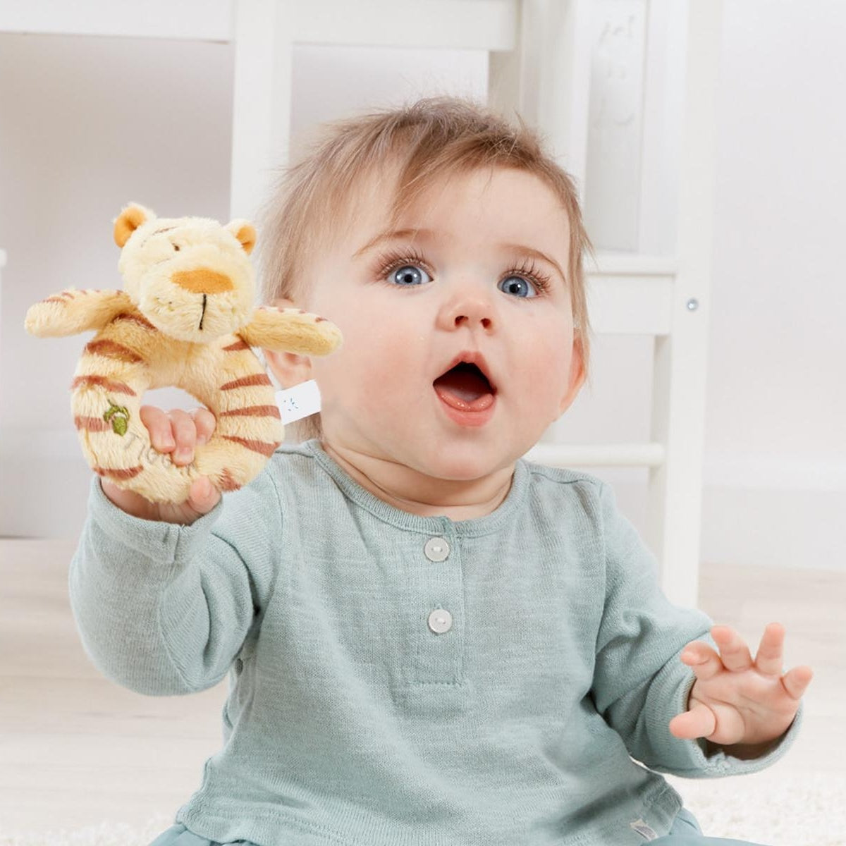 Rainbow Designs Hundred Acre Wood Tigger Ring Rattle