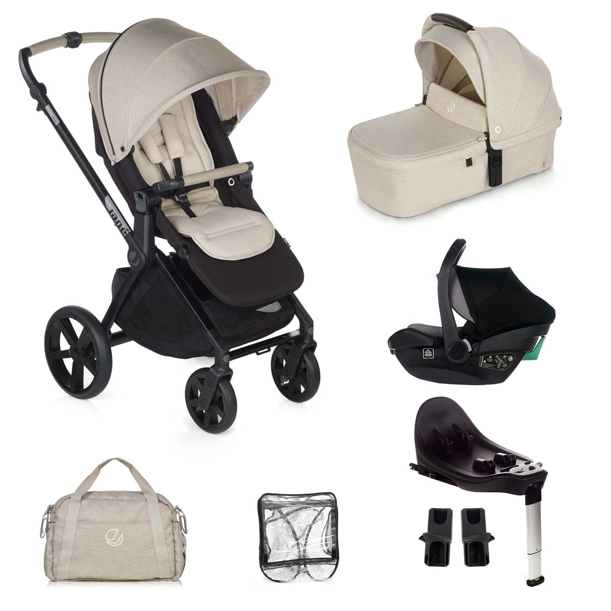 Jane Muum-4 + Sweet + Travel Carrier Car Seat, Desert