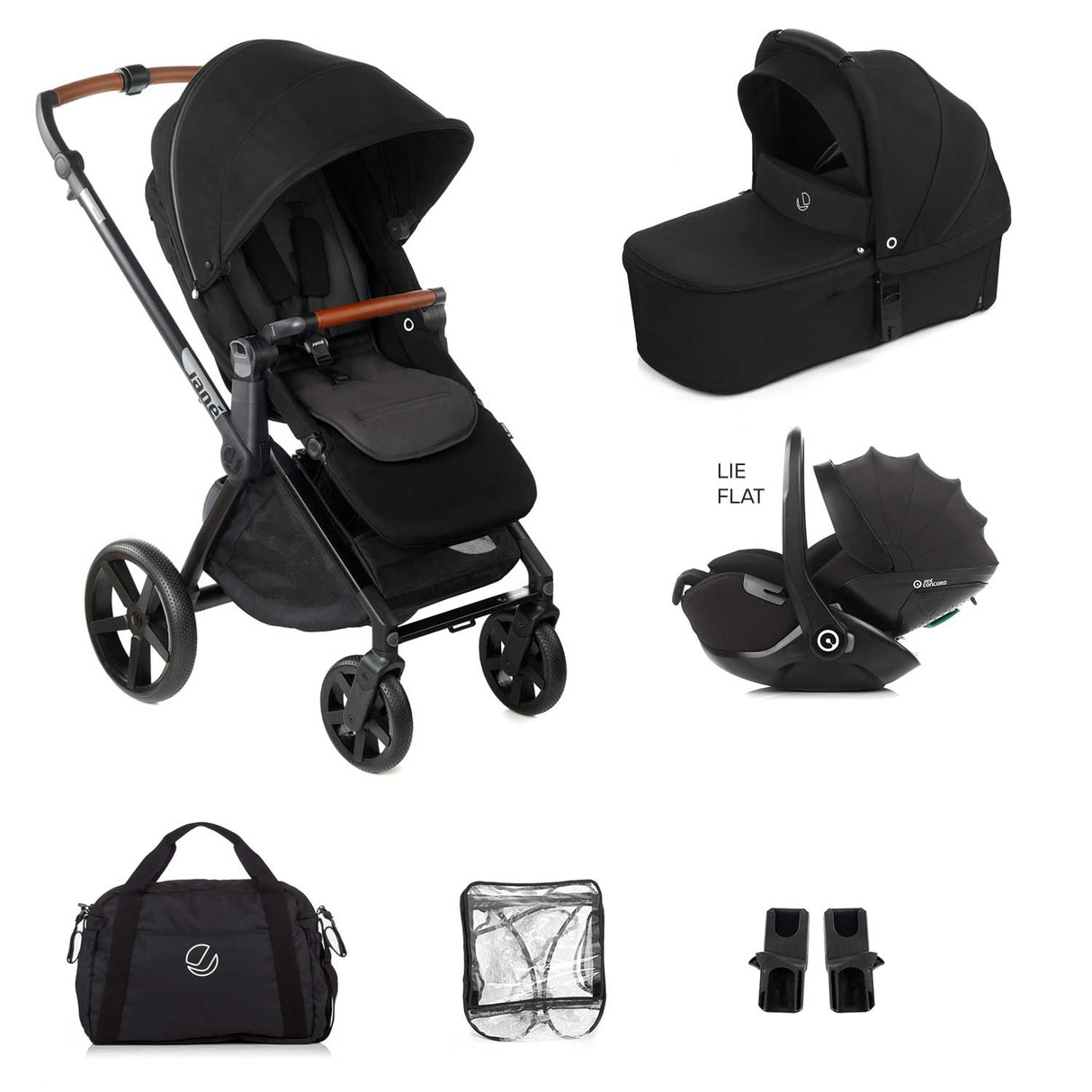 Jane Muum-4 Travel System, Cold Black