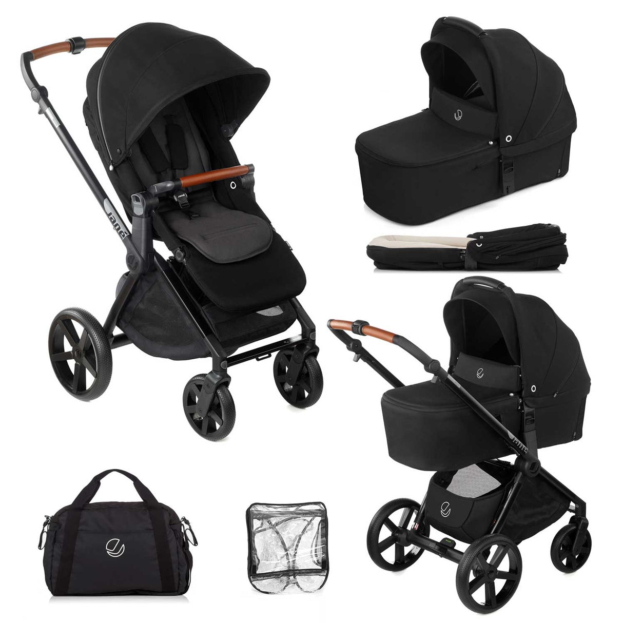 Jane Muum-4 Travel System, Cold Black