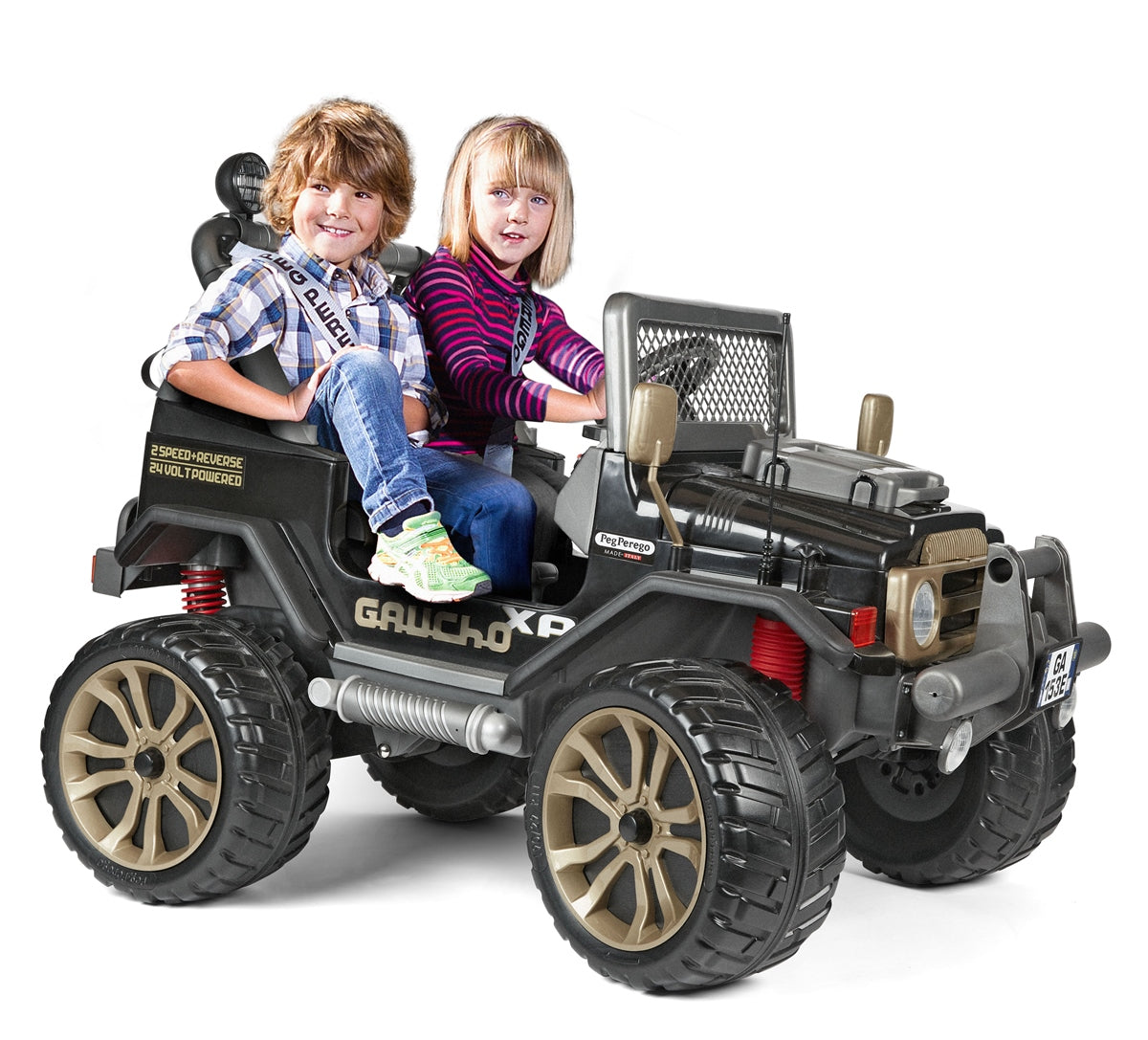 Peg Perego Gaucho XP 24 Volt Kids Electric Vehicle, 3+ years
