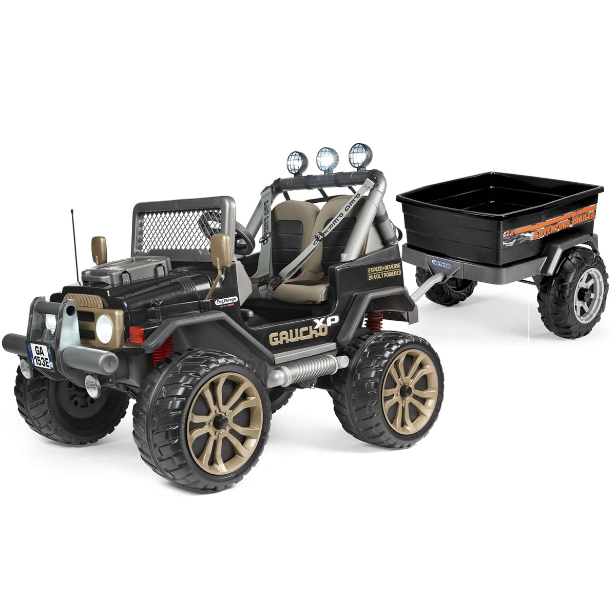 Peg Perego Gaucho XP 24 Volt Kids Electric Vehicle, 3+ years