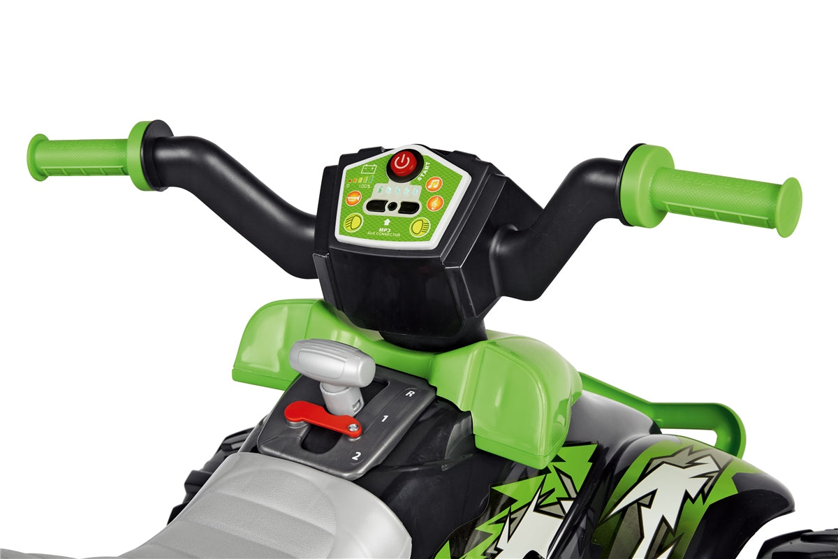 Peg Perego Corral T-Rex 330W 12 Volt Electric Quad, 3+ years, Green