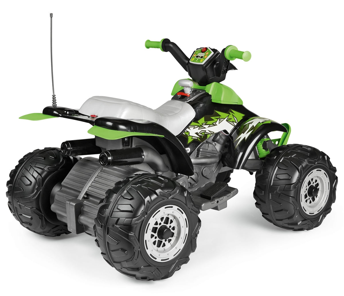 Peg Perego Corral T-Rex 330W 12 Volt Electric Quad, 3+ years, Green