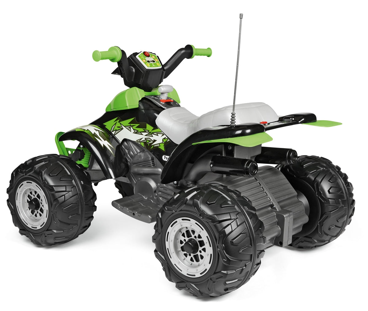 Peg Perego Corral T-Rex 330W 12 Volt Electric Quad, 3+ years, Green