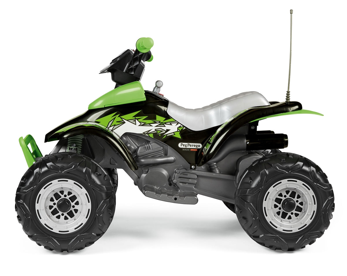 Peg Perego Corral T-Rex 330W 12 Volt Electric Quad, 3+ years, Green