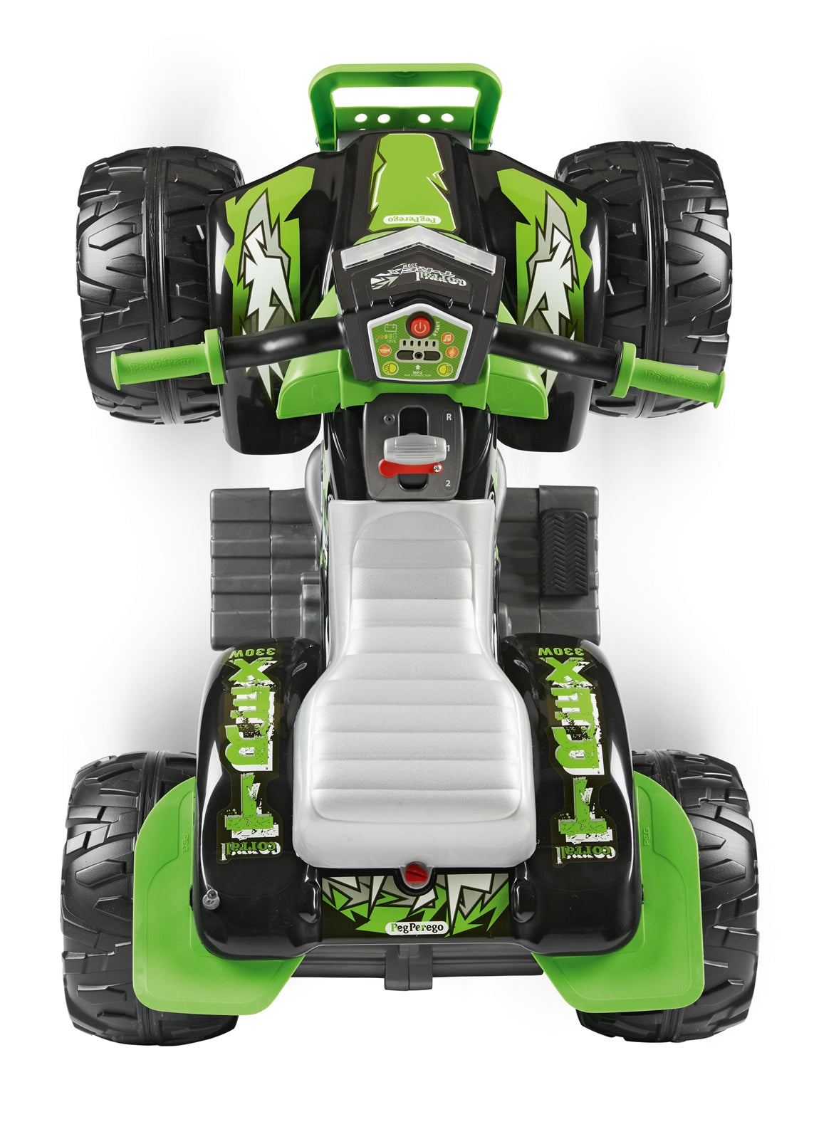 Peg Perego Corral T-Rex 330W 12 Volt Electric Quad, 3+ years, Green