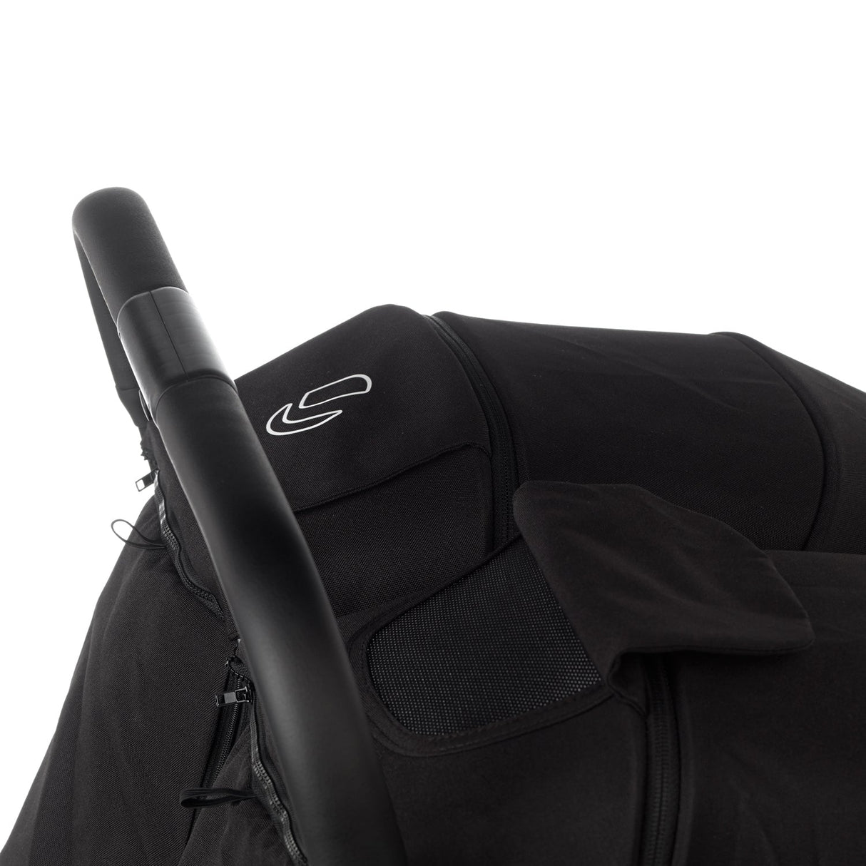 Twinside Twin Stroller + 2 Smart Carrycot, Coal