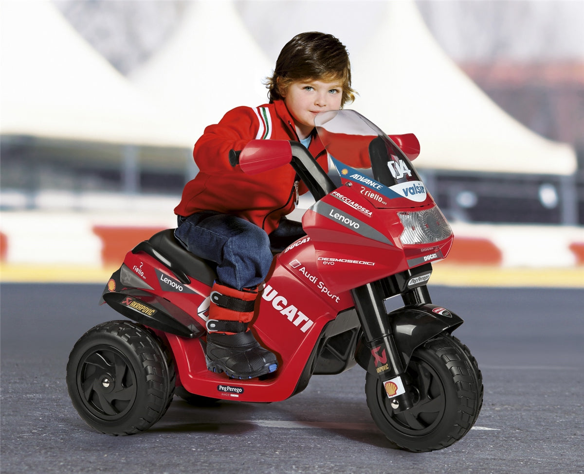 Peg Perego Ducati Desmosedici Evo 6 Volt Ride on Bike, 2+ Years