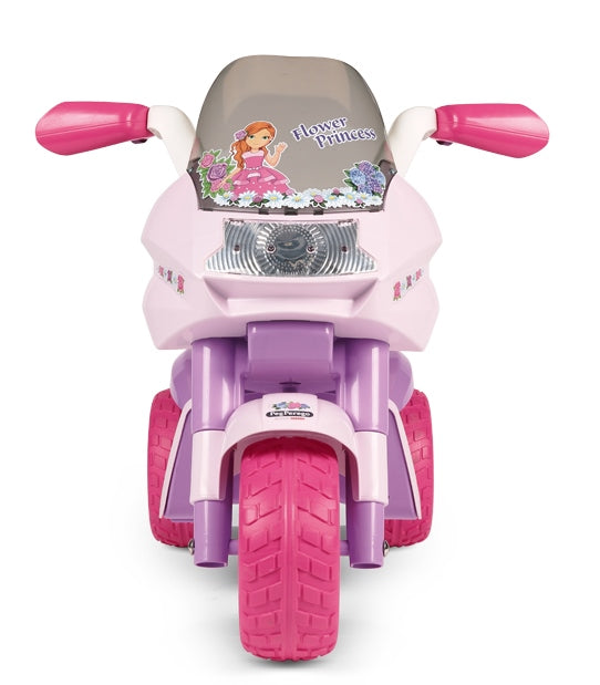Peg Perego Flower Princess 6V Electric Motorcycle, 2+ years