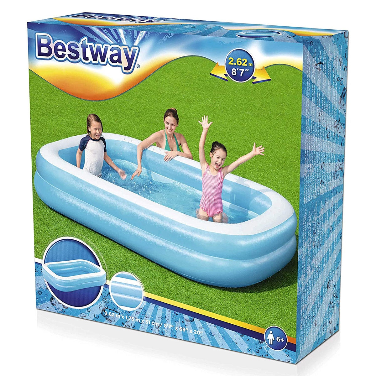 Bestway 2.62m Family Pool for children