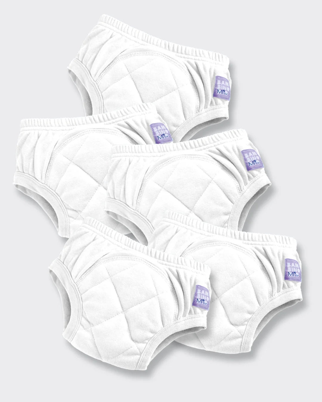 NEW 5 Pack Reusable Potty Training Pants with Cross-Stitch