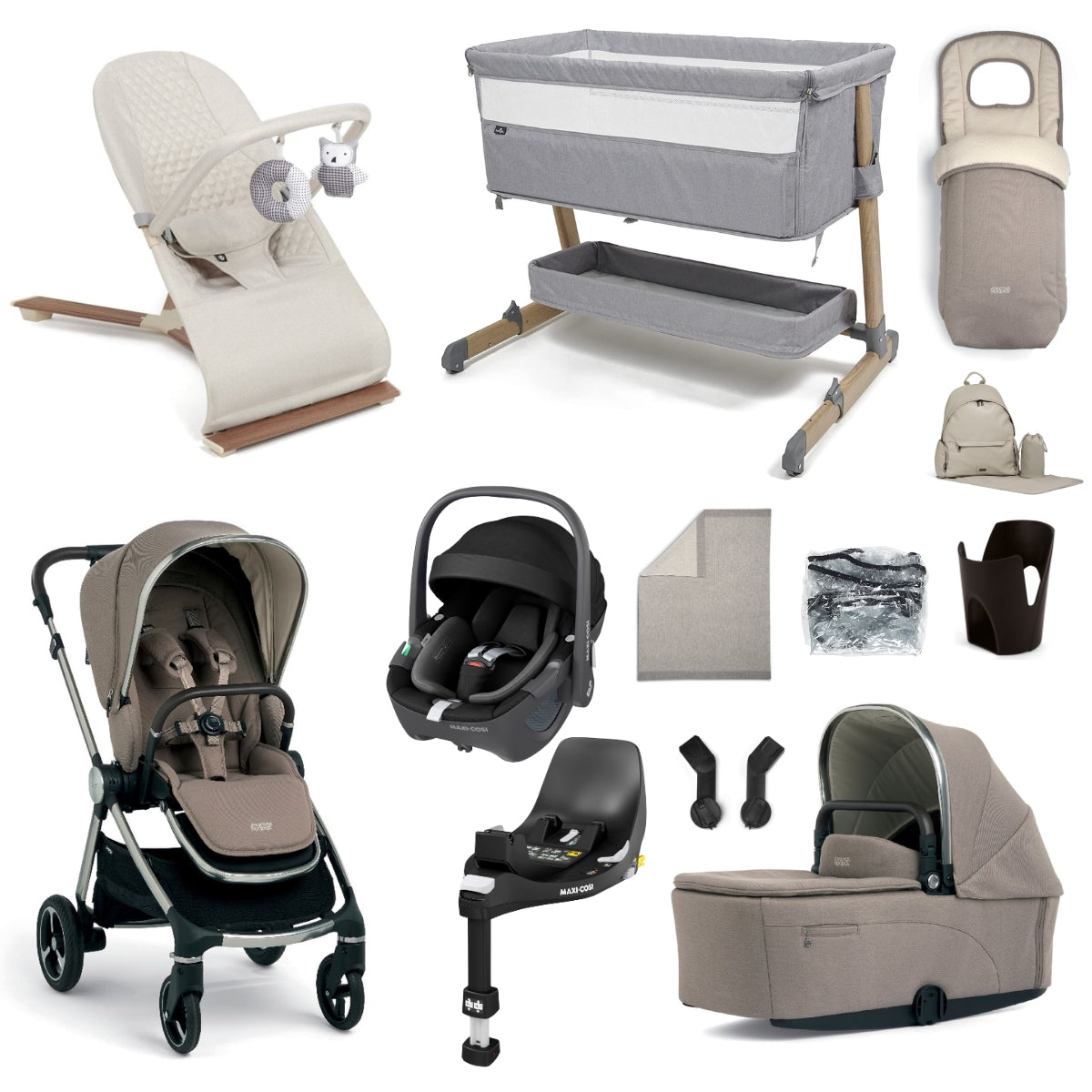 Mamas & Papas Vardo Premium 360 Travel & Nursery Bundle