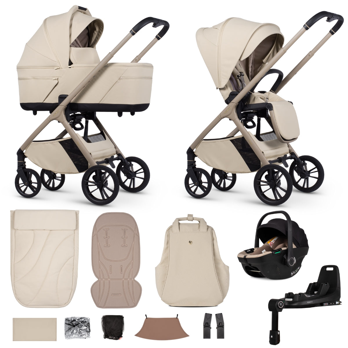 Venicci Tila 4-in-1 with Tiago 360 Car Seat & Base