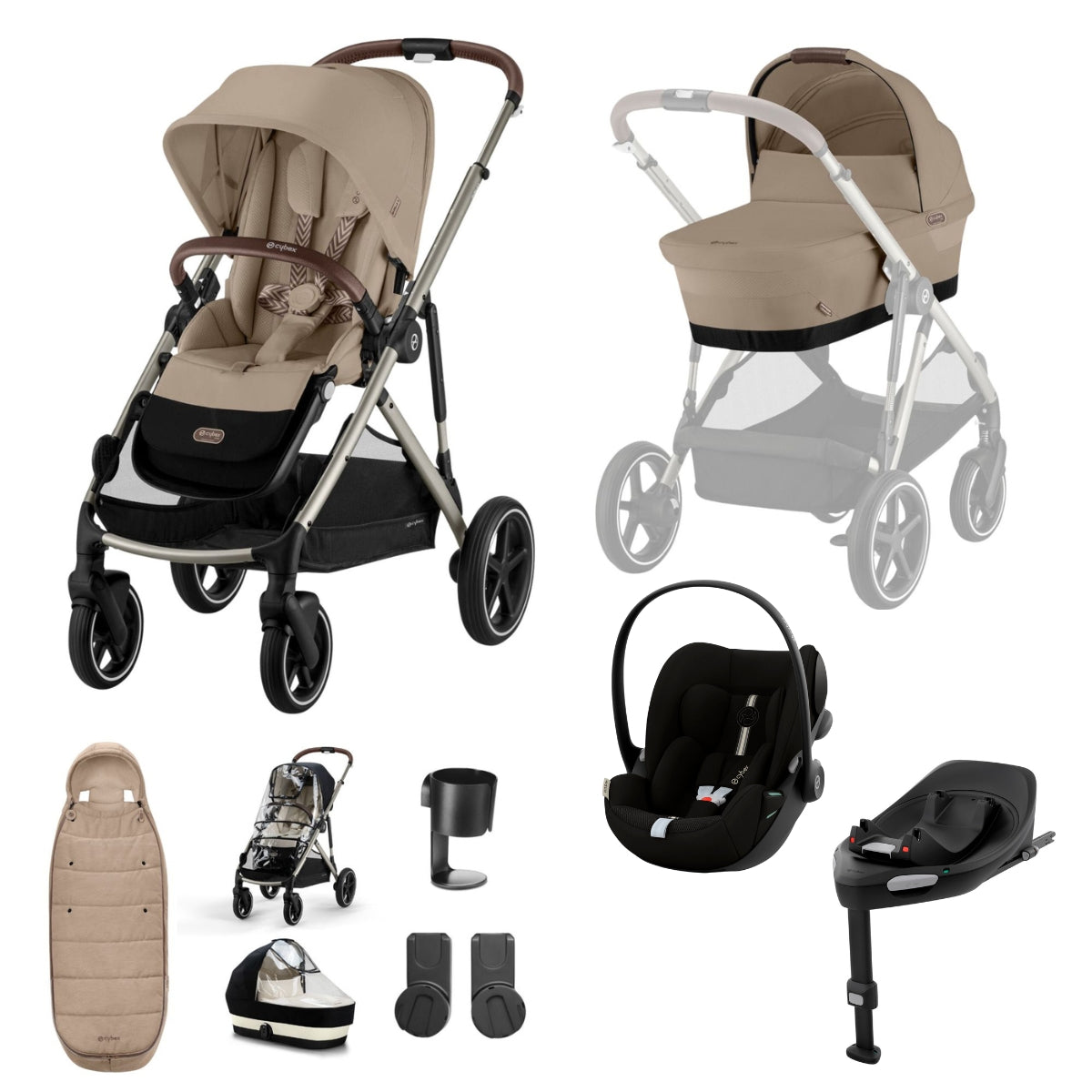 Cybex Gazelle S 11 Piece Travel System Bundle with Cloud G Plus