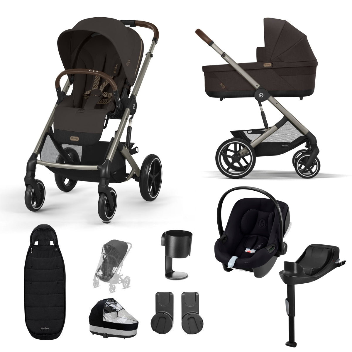 Cybex Balios S Lux 10 Piece Travel System Bundle
