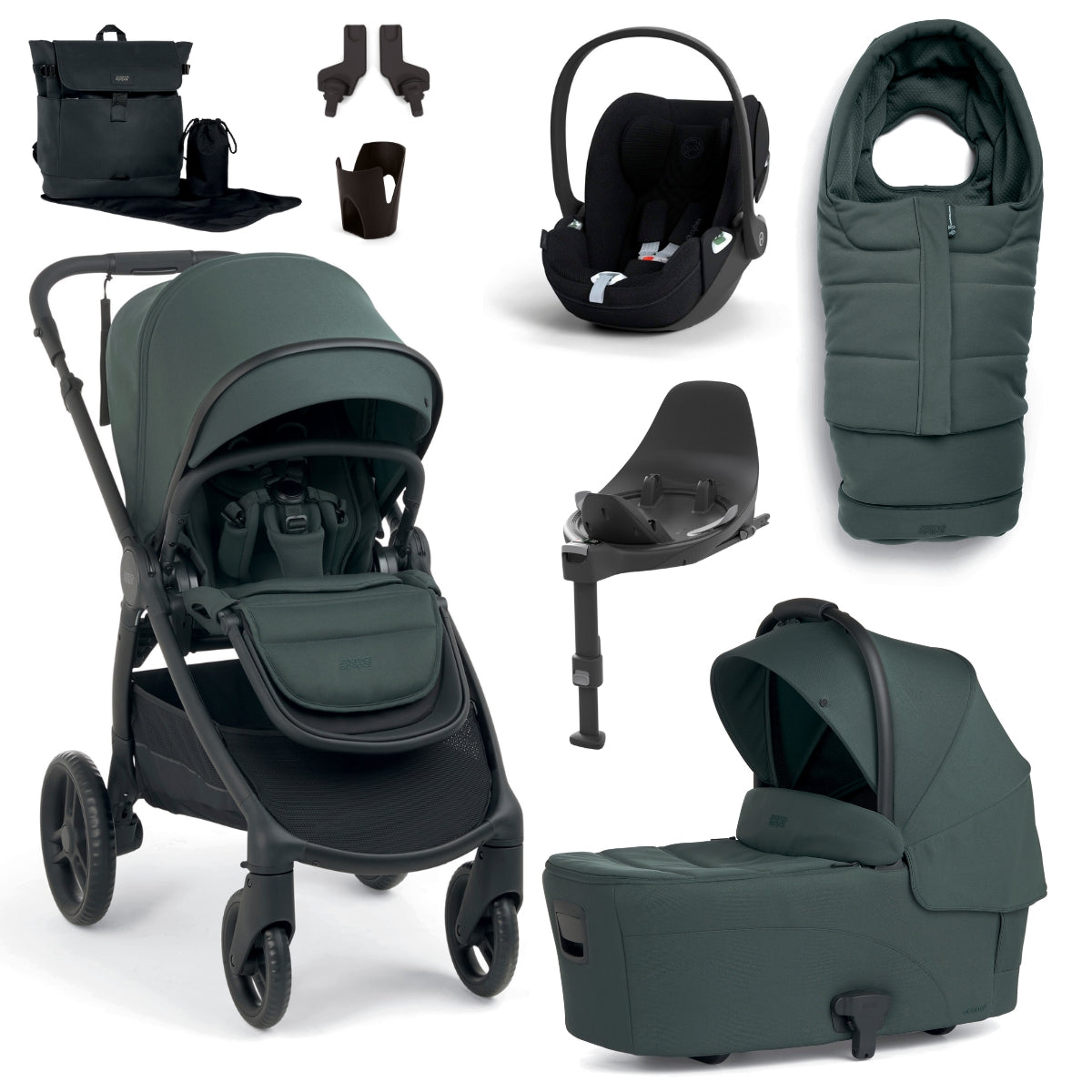Mamas & Papas Ocarro² Travel System Bundle with Cloud T Plus