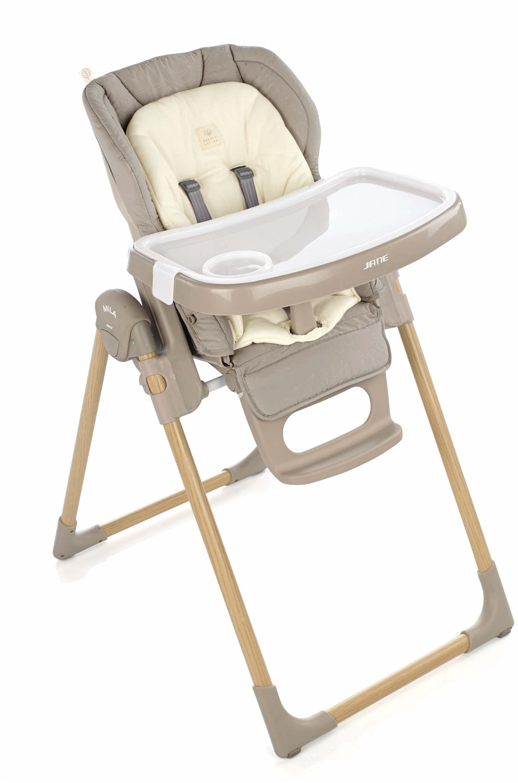 Jane Mila Highchair, 0-3 years, Organics / Wood effect