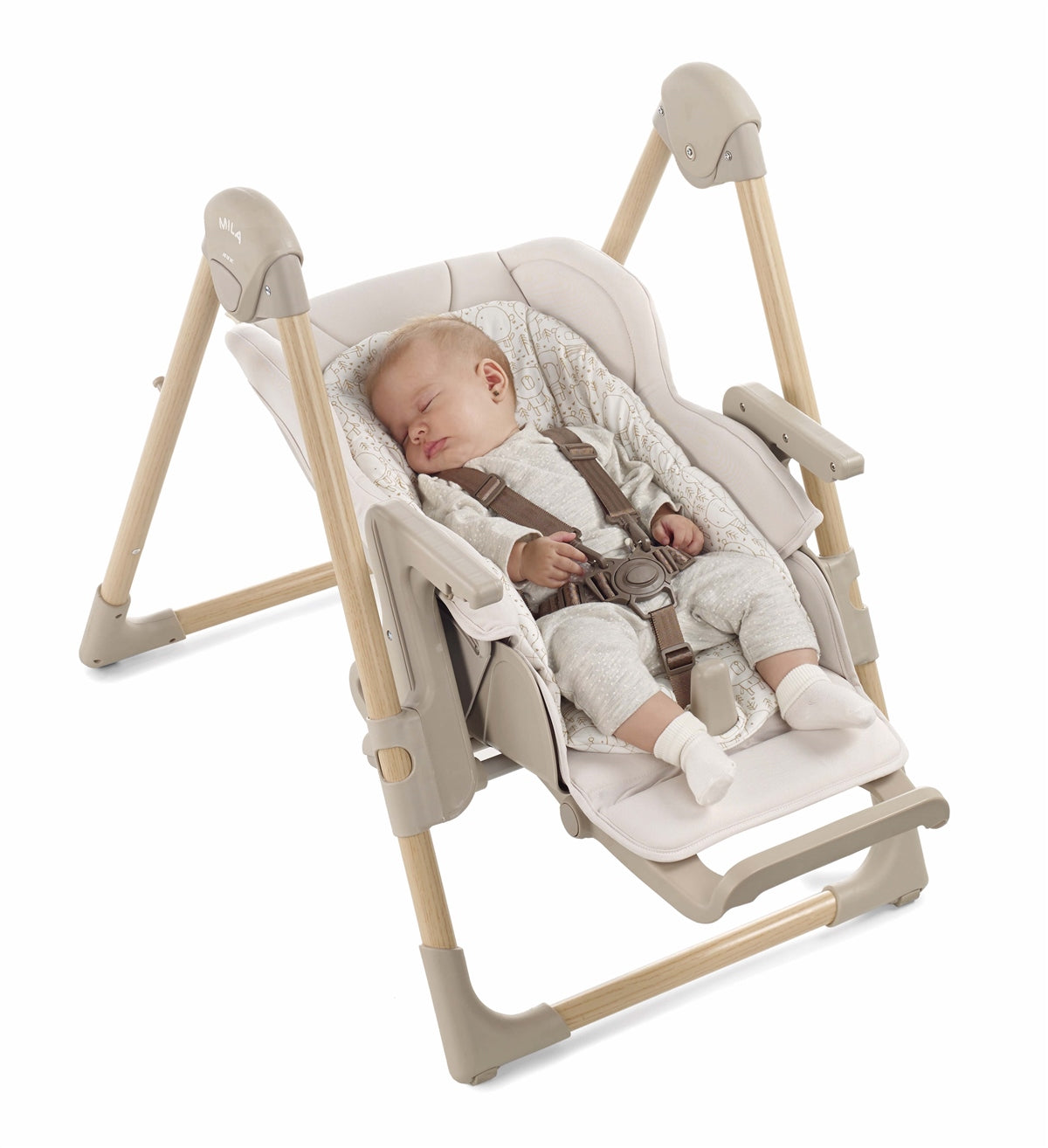 Jane Mila Highchair, 0-3 years, Organics / Wood effect