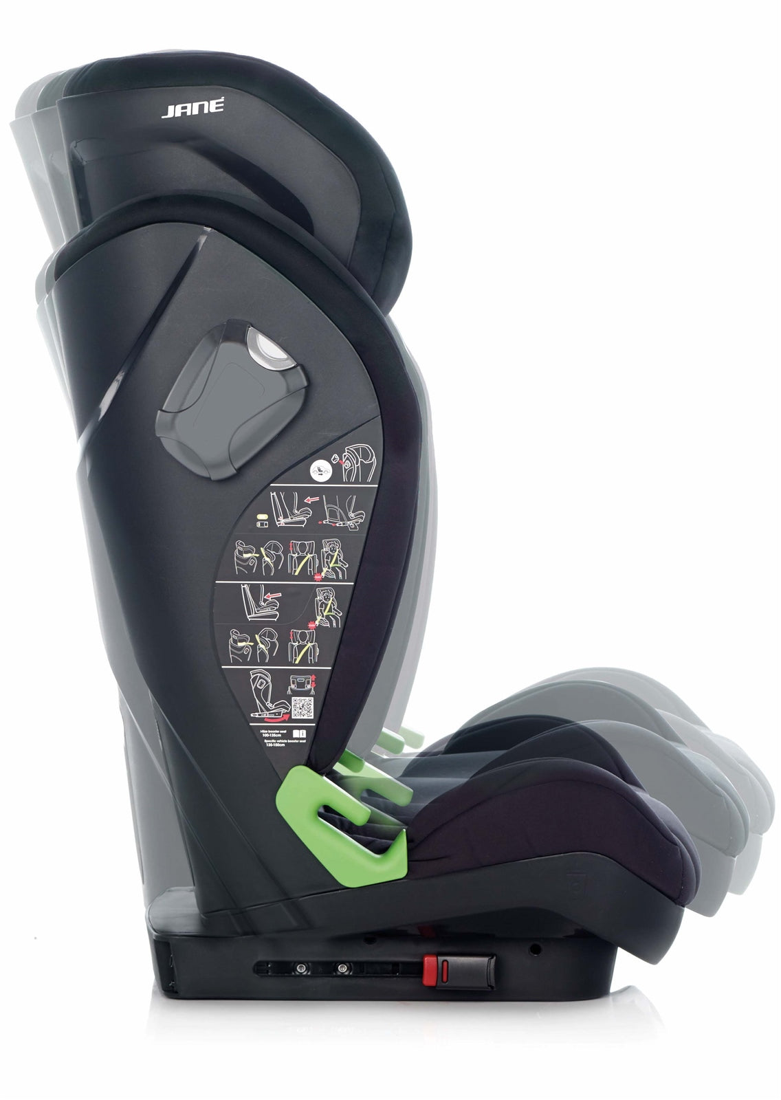 Jane iRacer i-Size Car Seat 100-150cm, 3-12 Years