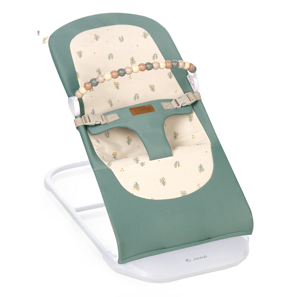 Jane Baluu Baby Hammock Bouncer with Activity Toy Arch, Botanic