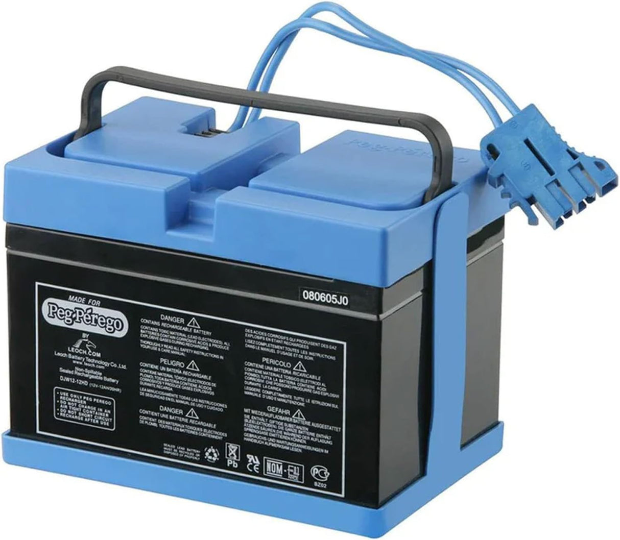 Peg Perego Official 12V - 12 Ah Replacement Battery