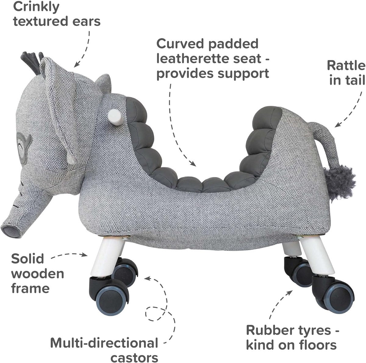 Little Bird Told Me Cuthbert Animal Ride On Toy