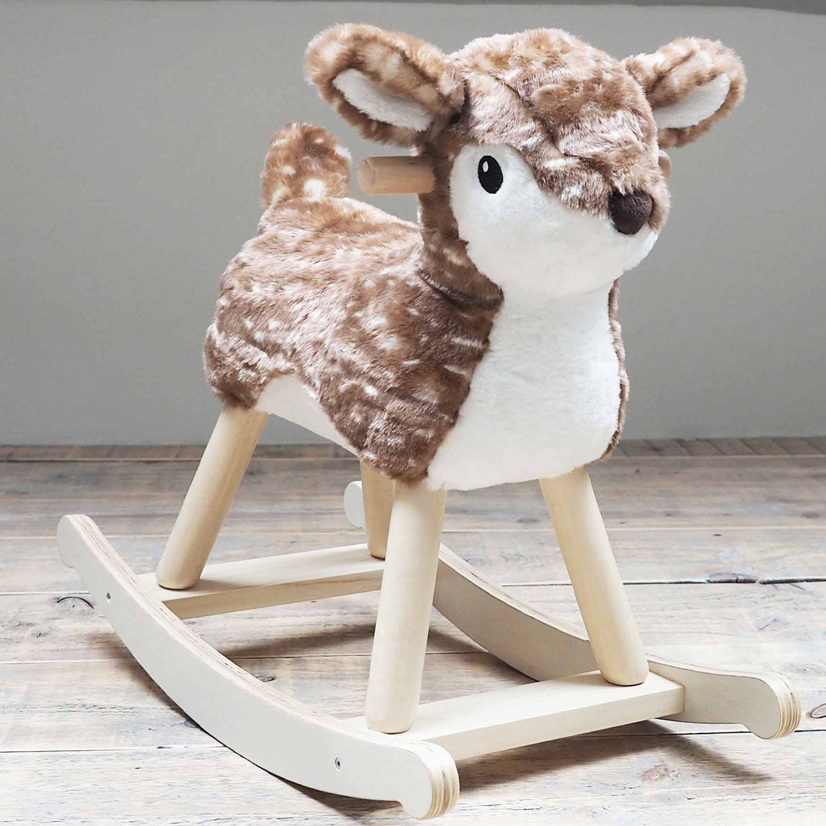 Little Bird Told Me Willow Rocking Deer - Woodland Ride-On Toy for Toddlers (9 Months+)
