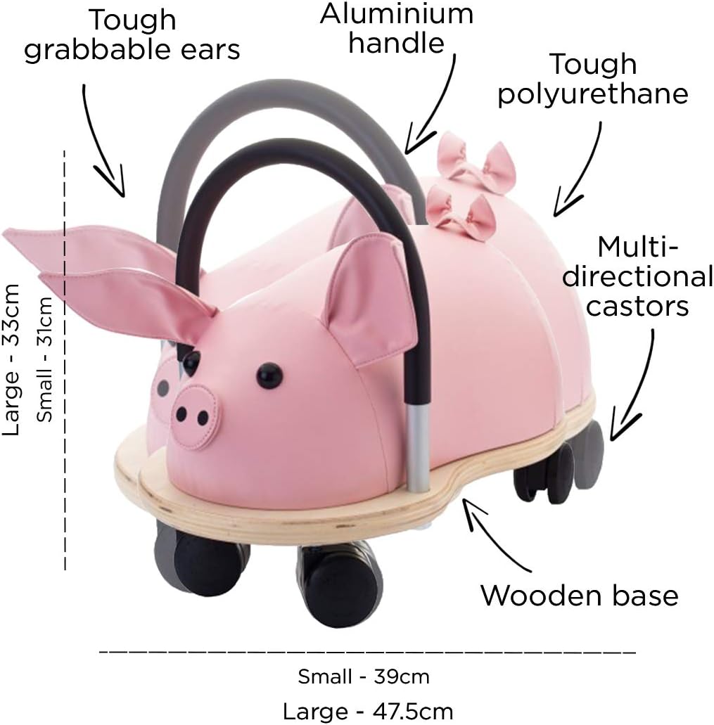 Wheelybug Pig Ride On Toy