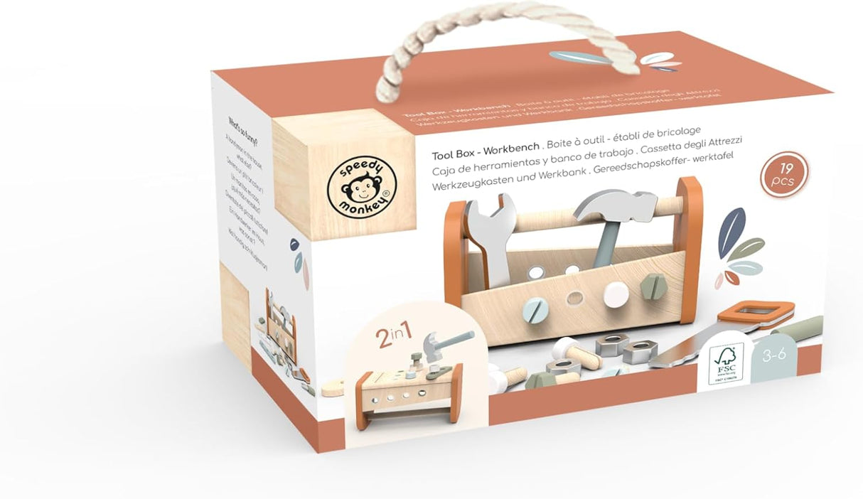 Speedy Monkey Tool Box - Workbench (2 in 1)