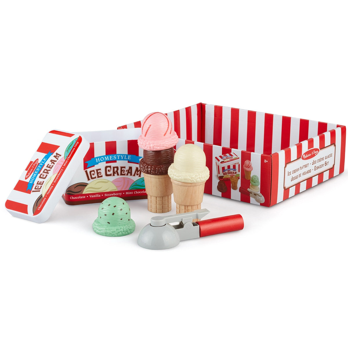 Melissa & Doug Ice Cream Play Toy Set
