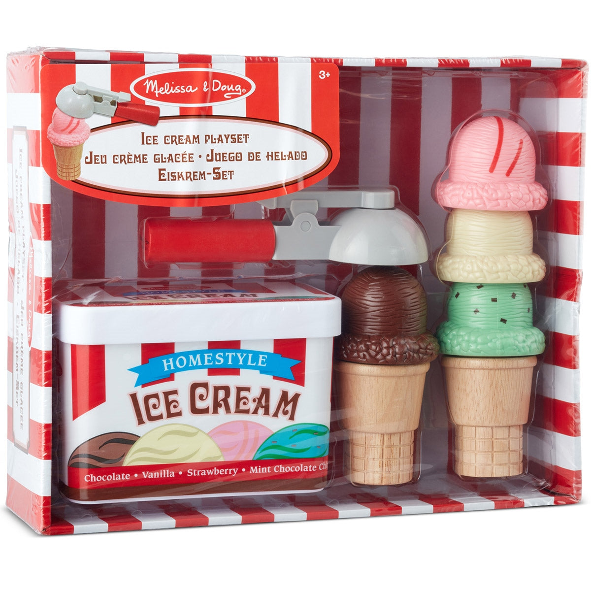 Melissa & Doug Ice Cream Play Toy Set