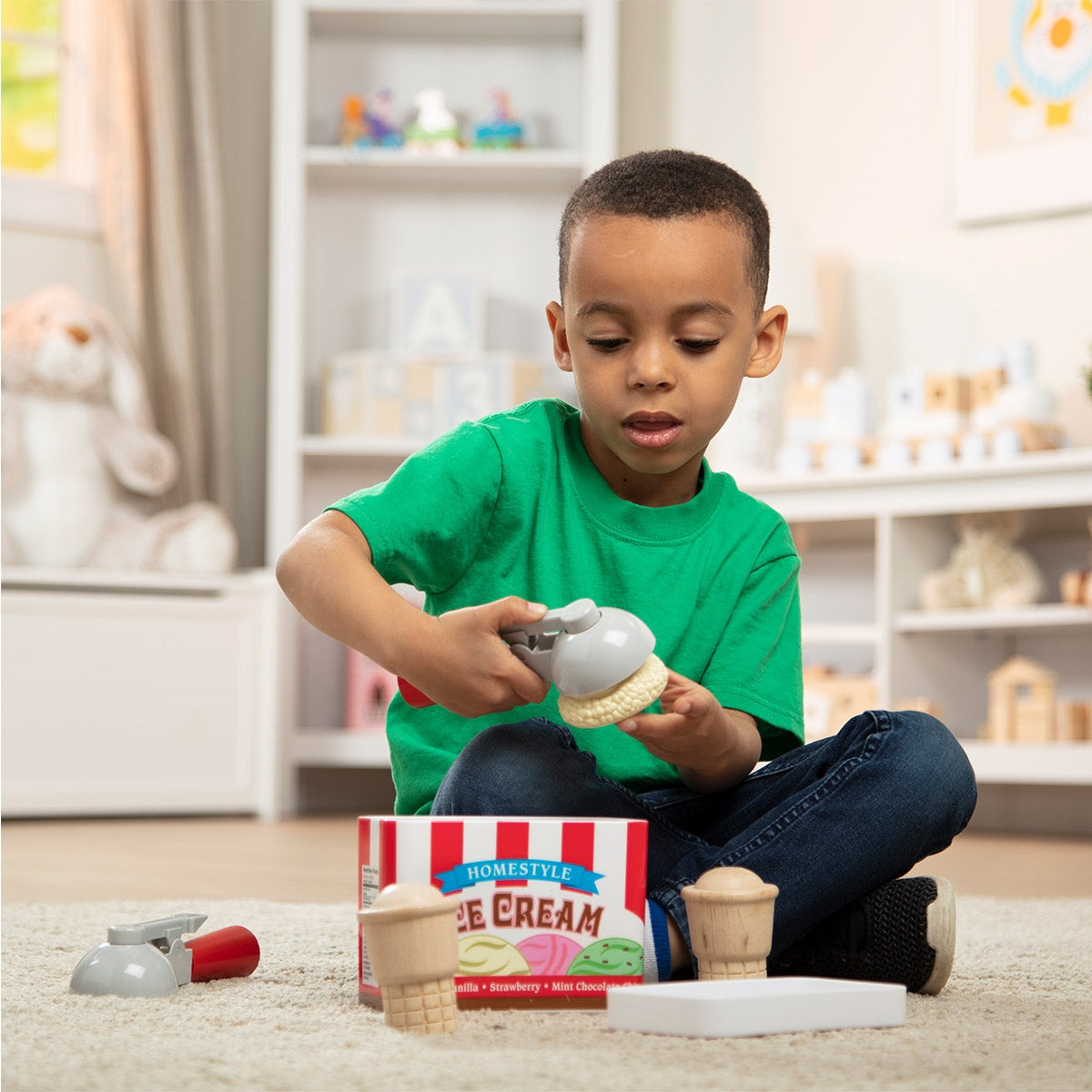 Melissa & Doug Ice Cream Play Toy Set