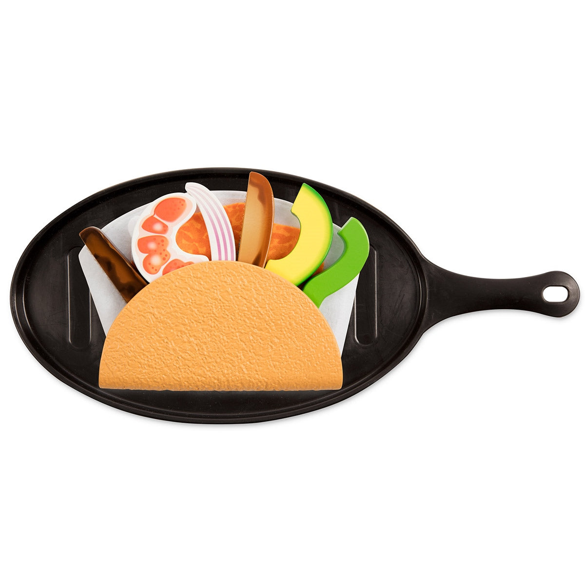 Melissa & Doug Fill & Fold Taco & Tortilla Toy Set