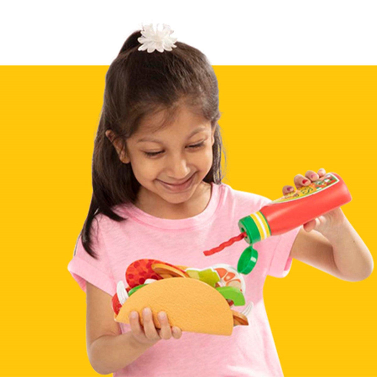 Melissa & Doug Fill & Fold Taco & Tortilla Toy Set